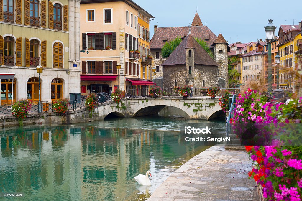 Annecy an a summer day Cityscape of Annecy an a summer day Annecy Stock Photo