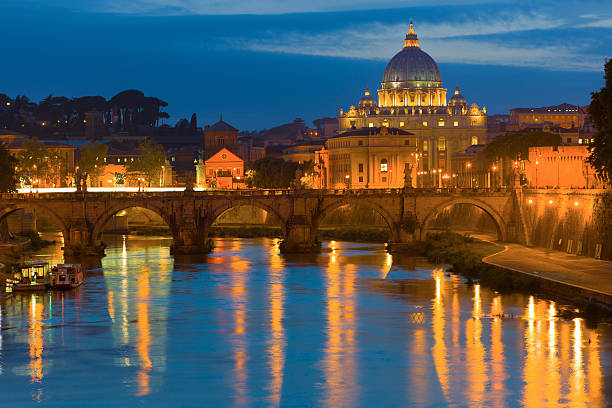 istock Rome and Vatican in a summer night 619764730