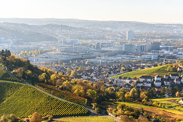 Vineyards at Stuttgart - beautiful wine region Vineyards at Stuttgart - beautiful wine region in the south of Germany stuttgart photos stock pictures, royalty-free photos & images