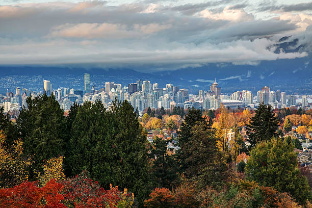 istock Vancouver city view in autumn 619769530