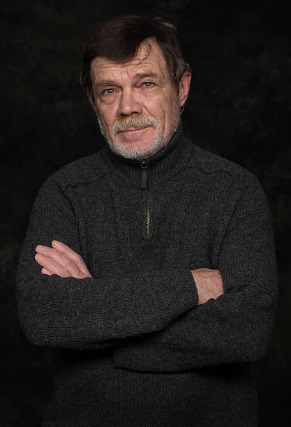 istock Closeup portrait of elderly man 619771394