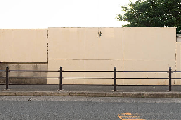 istock Large blank billboard on a street wall 619961812
