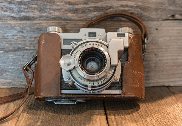 istock Vintage 35mm film camera 619963952