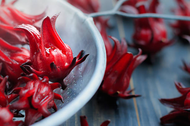 Fresh Roselle stock photo