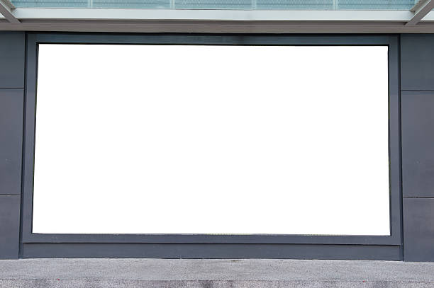 istock Large blank billboard on a street wall 619966940