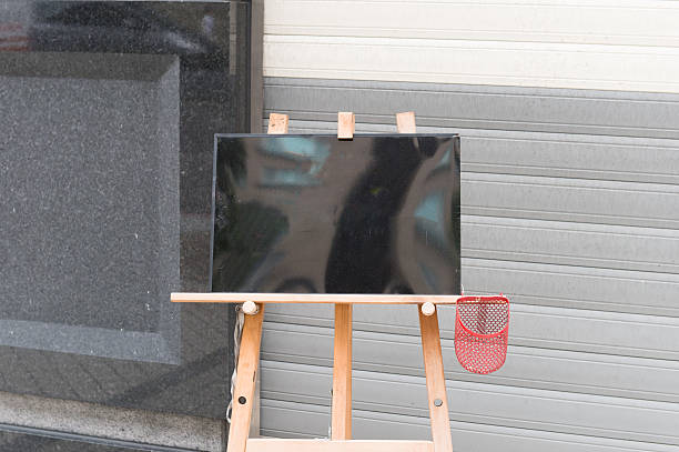 istock Large blank billboard on a street wall 619967982