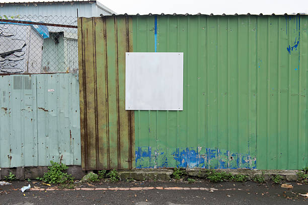 istock Large blank billboard on a street wall 619969142