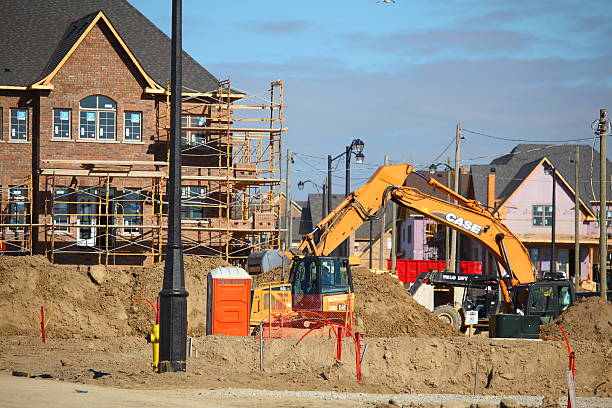 cantiere residenziale a vaughan - floyd patterson foto e immagini stock