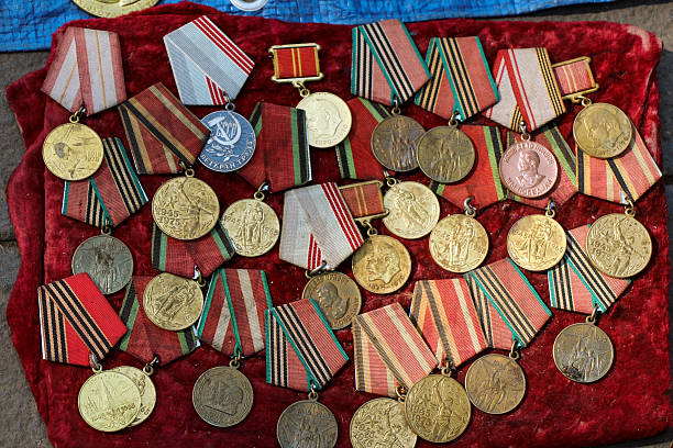 istock Veteran medals from Georgia 619982094