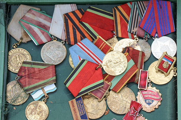 istock Veteran medals from Georgia 619982242