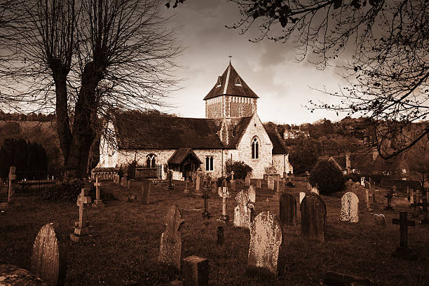 istock Puttenham St John the Baptist church England UK 619985022