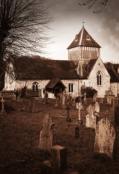 istock Puttenham St John the Baptist church England UK 619985086