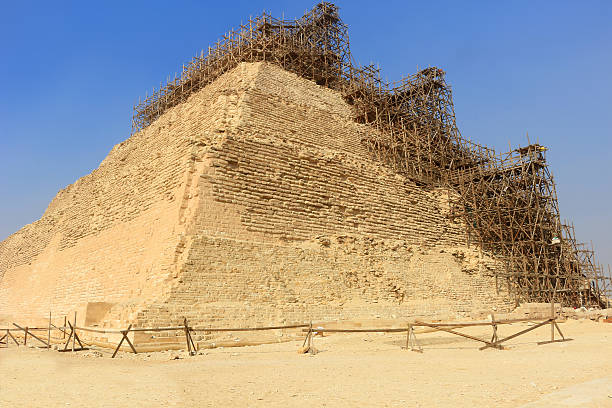 istock Step Pyramid of Djoser under preservation 619985946