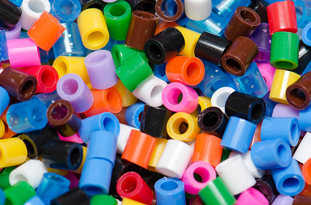 istock Beads of various colors, beautiful 619986858