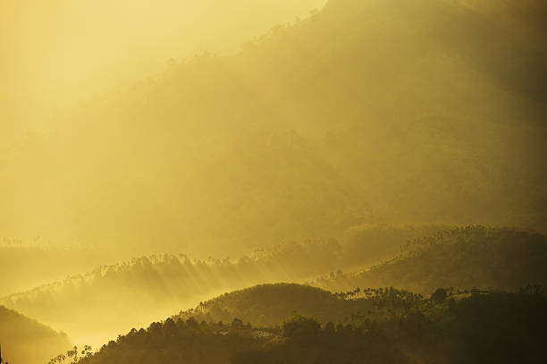 istock Beautiful sunset at the mountains 619987016