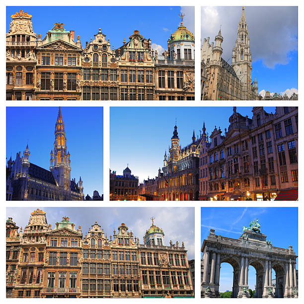 Impressions of Brussels, Collage of Travel Images