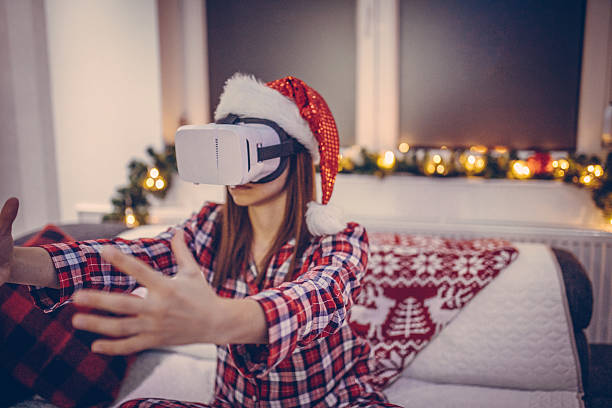 istock Trying out a New Year gift 619987570