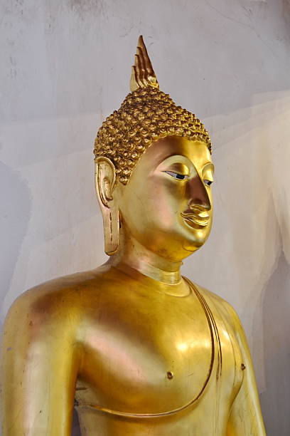 istock Portrait of Buddha image. 619988764