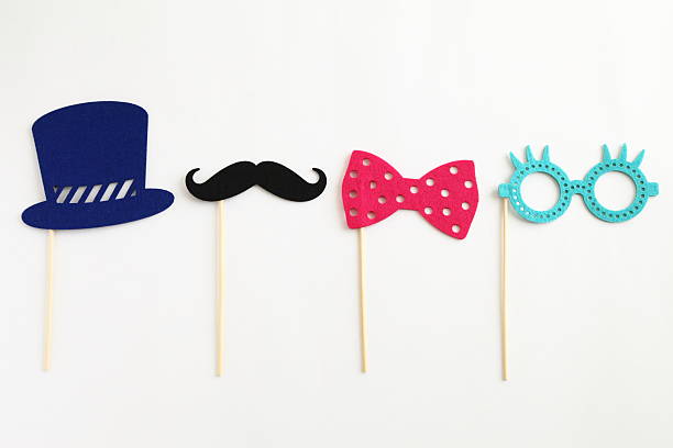 Photo booth colorful props for party