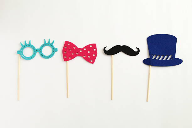 istock Photo booth colorful props for party 619989346