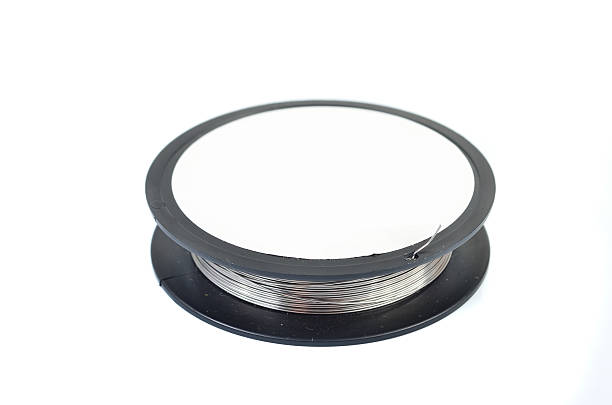 istock Kanthal Coil for vaping isolated on white background 619993378