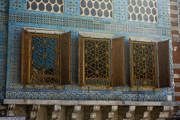 istock Old window Architecture from the Ottoman times 619994978