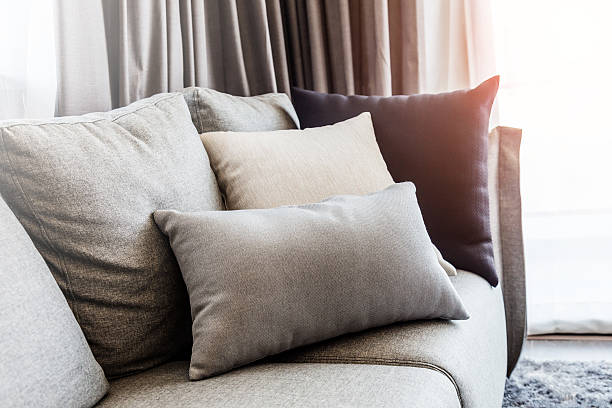 istock Living room with part of sofa 619996334