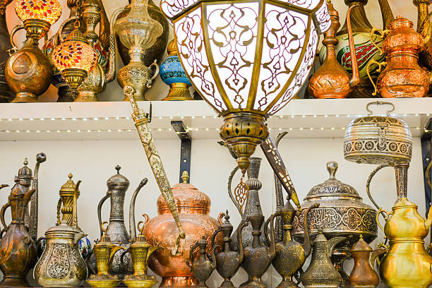 istock Mosaic Ottoman lamps from Grand Bazaar 619997084