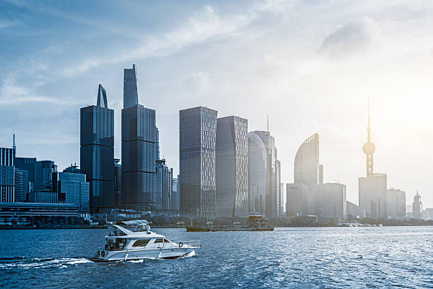 istock Downtown City skyline along the River 619997466