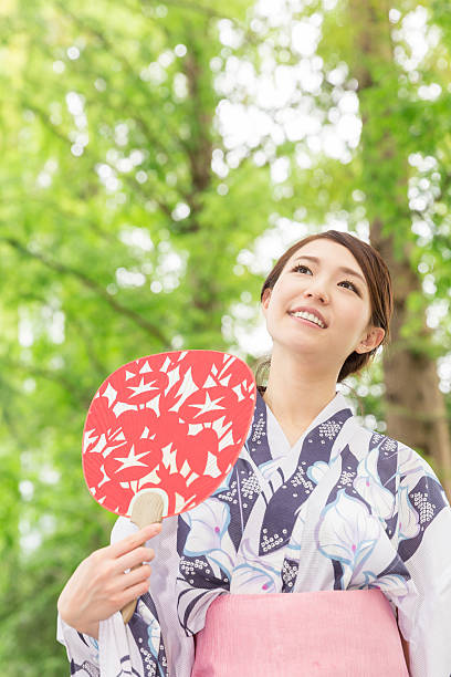 istock Woman wearing a kimono 620000240