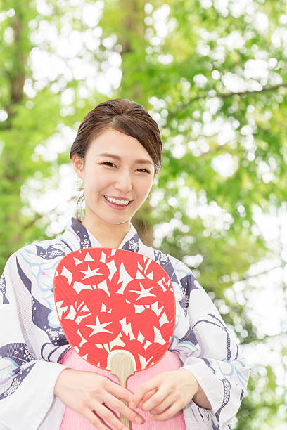istock Woman wearing a kimono 620000276