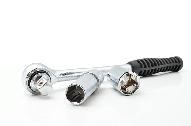 istock Ratchet and a set of interchangeable heads 620002430