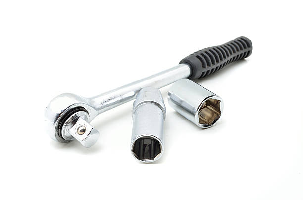 istock Ratchet and a set of interchangeable heads 620002502