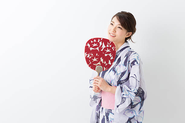 istock Woman wearing a kimono 620002602