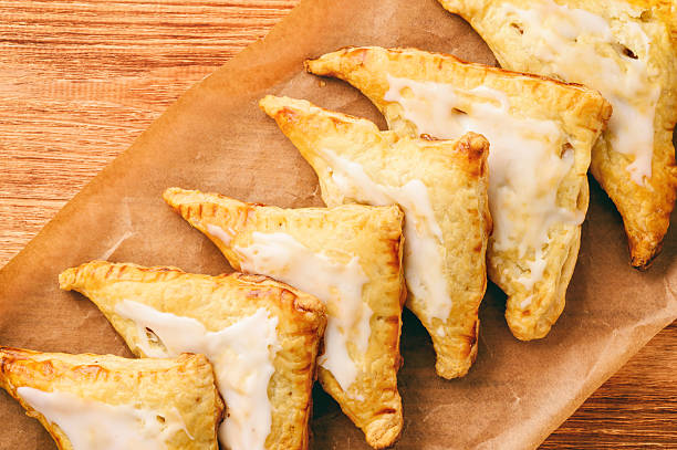 istock Puff pastries with apple and cinnamon. 620002830