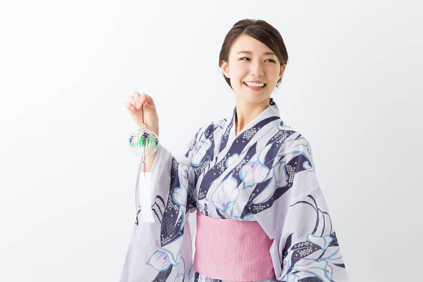 istock Woman wearing a kimono 620003770