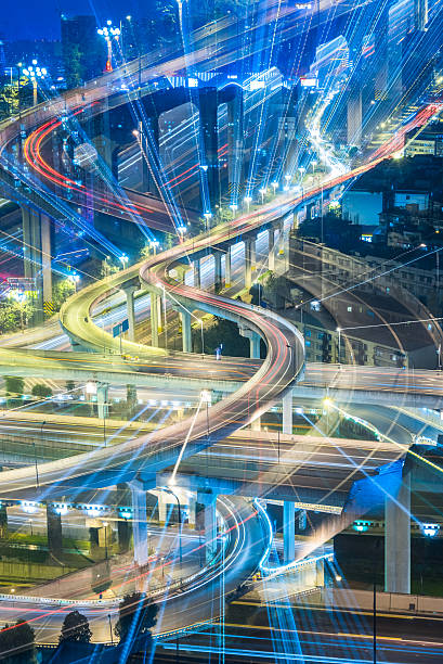 istock Aerial View of Chengdu overpass 620004276