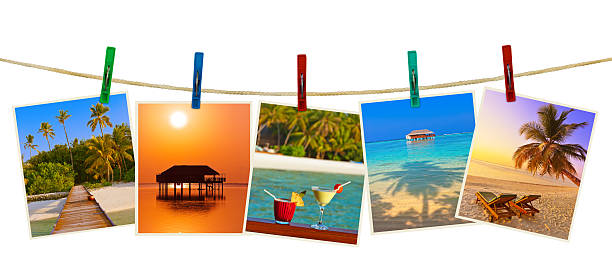 istock Maldives beach images (my photos) on clothespins 620005112