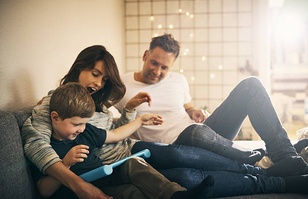 istock Connecting as a family online and in real time 620005248