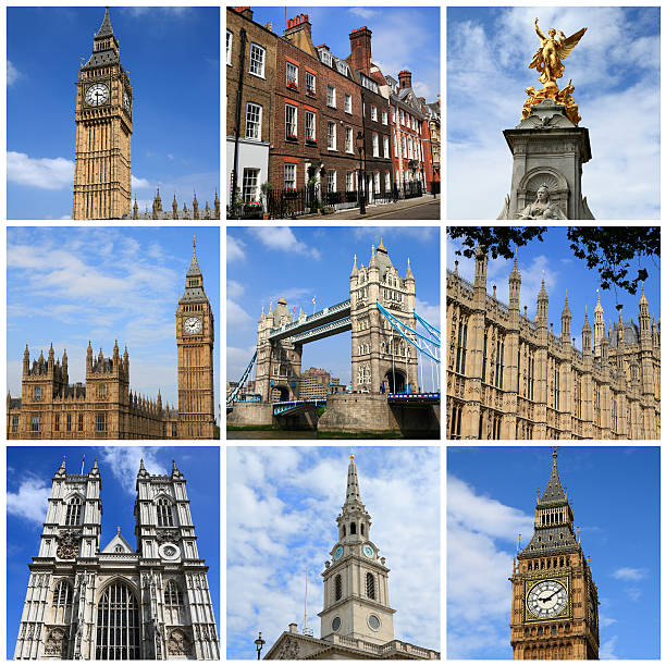 Impressions of London, Collage of Travel Images