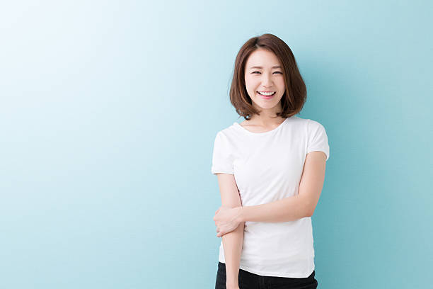 Portrait of a Japanese woman Portrait of a Japanese woman east asian ethnicity stock pictures, royalty-free photos & images