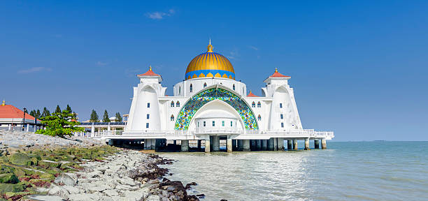 Malacca Straits Mosque (Masjid Selat Melaka), Malacca, Malaysia