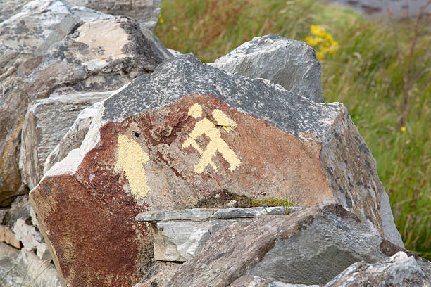 istock Trek and Hiking Sign, Maghera Beach, Ardara 620007024