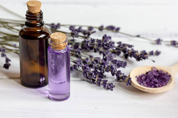 istock organic cosmetics with lavender on wooden background 620365968