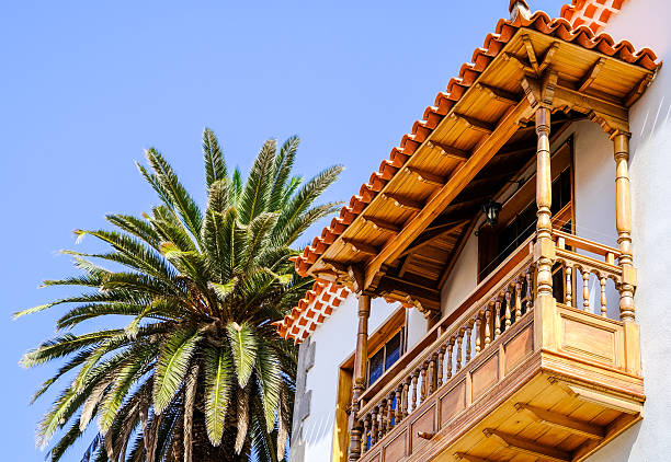 istock typical balcony at a spain facade - tenerife 620366116