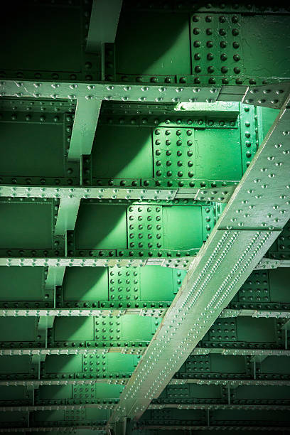istock Iron bridge of steel 620366666
