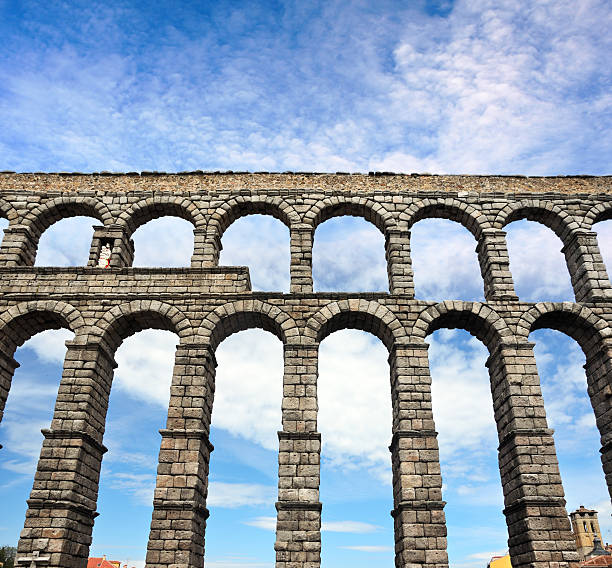 istock Roman aqueduct in Segovia, Spain 620368116
