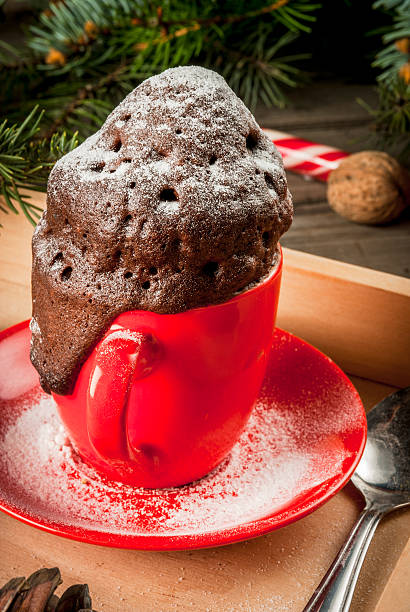 istock Christmas cake in a cup, mug-cake 620375030