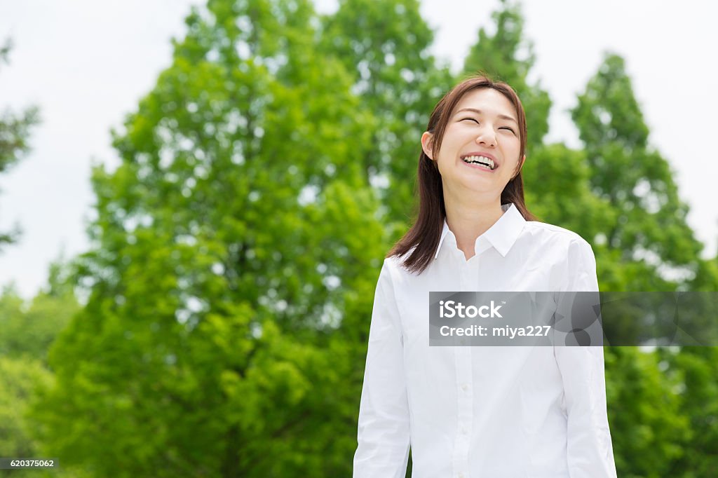 Retrato de mulher Japonesa - Royalty-free Adulto Foto de stock