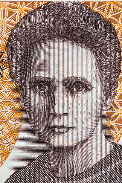 Marie Sklodowska Curie portrait from old twenty thousand zloty Marie Sklodowska Curie portrait from old Polish money - twenty thousand zloty polish zloty photos stock pictures, royalty-free photos & images